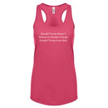 Donald Trump is an Idiot Womens Racerback Tank Top