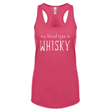 My Blood Type is Whisky Womens Racerback Tank Top