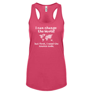 Racerback I Can Change the World Womens Tank Top