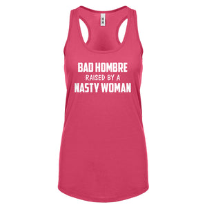 Racerback Bad Hombre Raised by a Nasty Woman Womens Tank Top