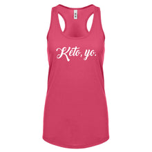 Racerback Keto, Yo Womens Tank Top
