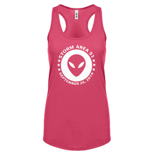 Storming Area 51 Womens Racerback Tank Top
