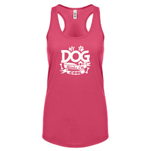 My Dog Thinks I'm Cool Womens Racerback Tank Top