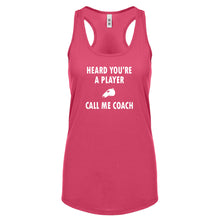 Racerback Call me Coach Womens Tank Top