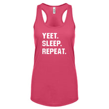 Yeet Sleep Repeat Womens Racerback Tank Top