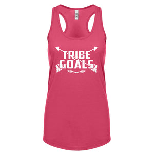 Racerback Tribe Goals Womens Tank Top