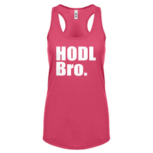 Racerback HODL Bro Womens Tank Top