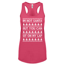Racerback Im Not Santa Womens Tank Top