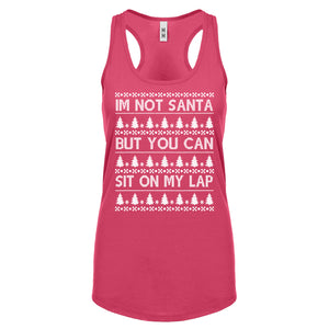 Racerback Im Not Santa Womens Tank Top