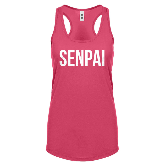 Racerback Senpai Womens Tank Top