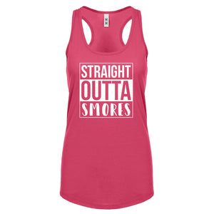 Straight Outta Smores Womens Racerback Tank Top