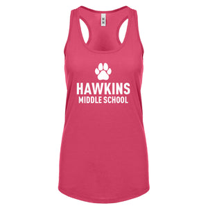 Hawkins Middle School Womens Racerback Tank Top