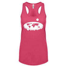 Racerback Flat Earth Womens Tank Top