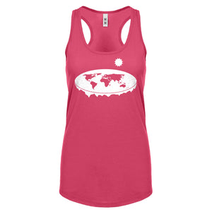 Racerback Flat Earth Womens Tank Top