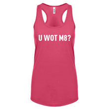Racerback U Wot M8 Womens Tank Top