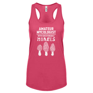 Questionable Morels Womens Racerback Tank Top