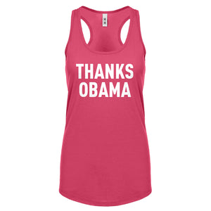 Thanks Obama Womens Racerback Tank Top