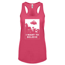 I Want to Believe, Morty Womens Racerback Tank Top