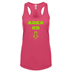 Area 69 Womens Racerback Tank Top