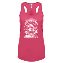 Racerback Aquarius Astrology Zodiac Sign Womens Tank Top