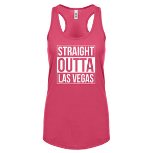 Straight Outta Las Vegas Womens Racerback Tank Top