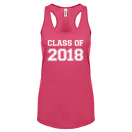 Racerback Class of 2018 Womens Tank Top
