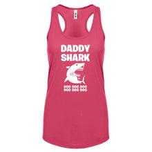 Daddy Shark Womens Racerback Tank Top