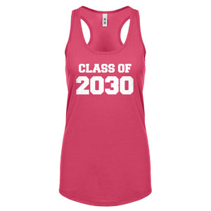 Class of 2030 Womens Racerback Tank Top