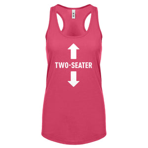 Two Seater Womens Racerback Tank Top