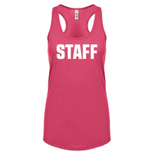Racerback Staff Womens Tank Top
