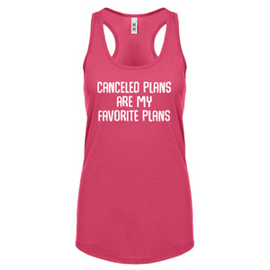 Racerback Canceled Plans Womens Tank Top