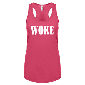 Woke Womens Racerback Tank Top