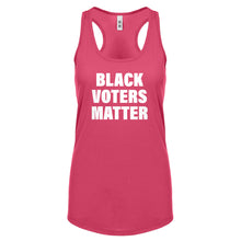BLACK VOTERS MATTER Womens Racerback Tank Top