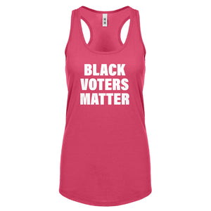 BLACK VOTERS MATTER Womens Racerback Tank Top