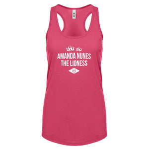 Nunes the Lioness Womens Racerback Tank Top
