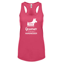 Racerback Dog Groomer Womens Tank Top