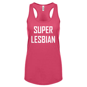 Super Lesbian Womens Racerback Tank Top