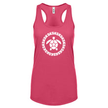 Turtle Sksksk Womens Racerback Tank Top