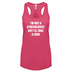 I'm not a Gynecologist Womens Racerback Tank Top