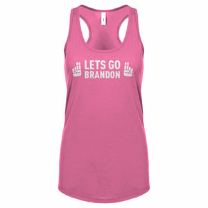 "Lets go, Brandon" Womens Racerback Tank Top