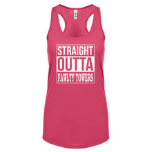 Straight Outta Fawlty Towers Womens Racerback Tank Top