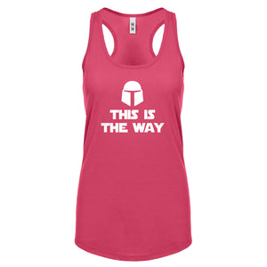 This is the Way Womens Racerback Tank Top
