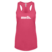 Meh Womens Racerback Tank Top