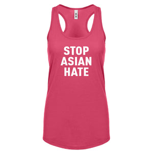 STOP ASIAN HATE Womens Racerback Tank Top