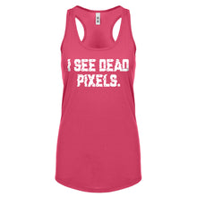 Racerback I See Dead Pixels Womens Tank Top