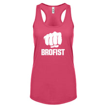Racerback Brofist Womens Tank Top