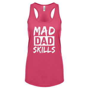 Mad Dad Skills Womens Racerback Tank Top