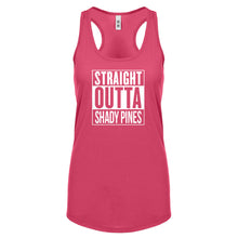 Racerback Straight Outta Shady Pines Womens Tank Top