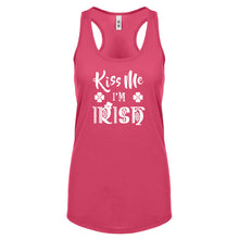 Racerback Kiss Me I'm Irish Womens Tank Top