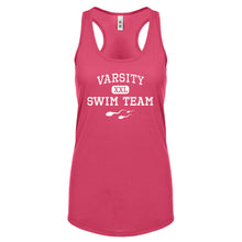 Varsity Swim Team Womens Racerback Tank Top